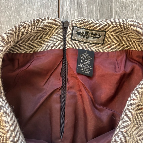 GAP PREMIUM timeless classic tailored wool A line skirt size 6 EUC - Picture 4 of 8